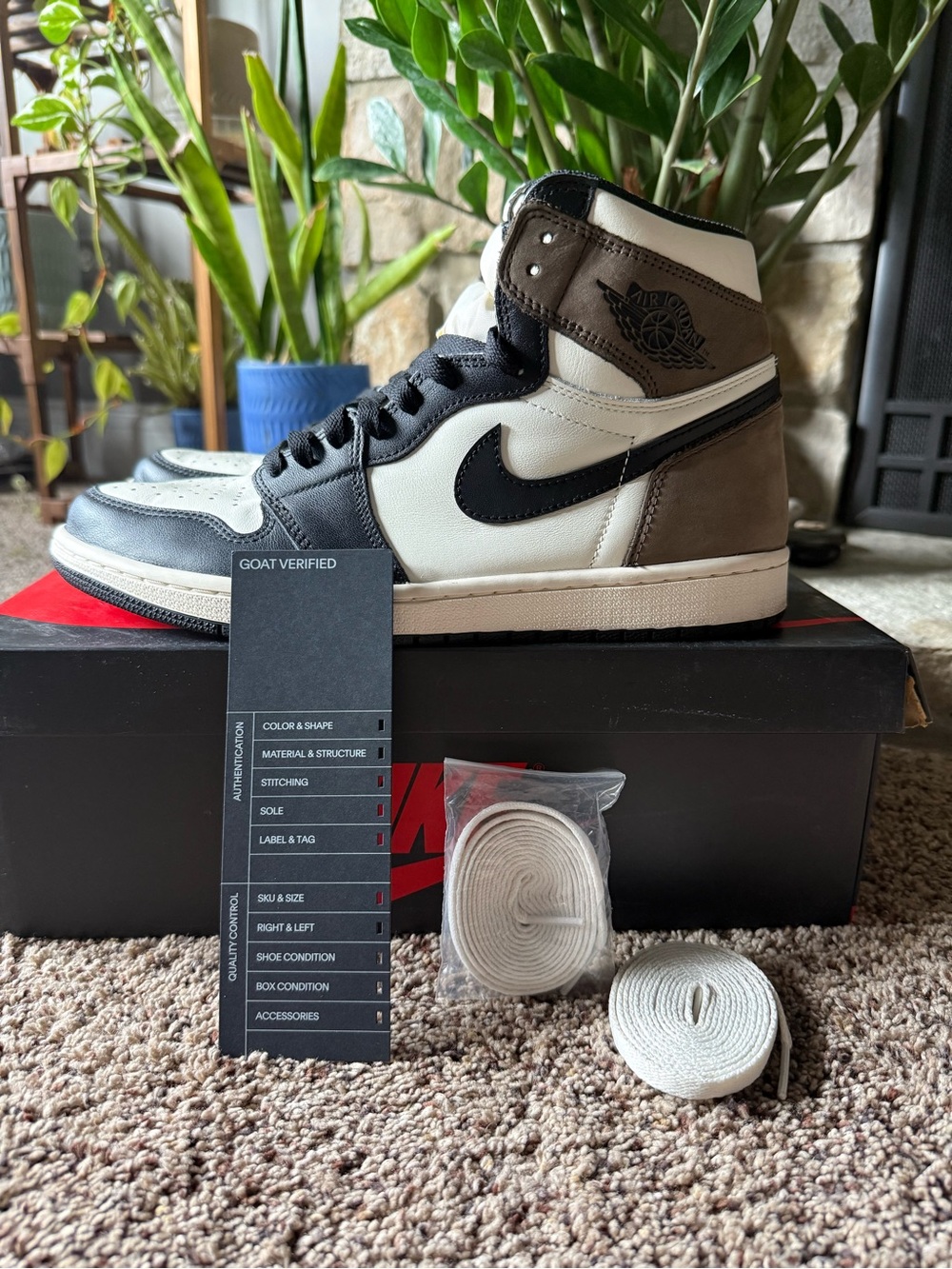 Air Jordan 1 Retro High OG 'Dark Mocha' – Size US 10.5 M